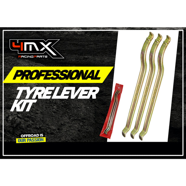 4MX Classic Michelin Style Professional Tyre Lever Set 350mm (3 Pcs