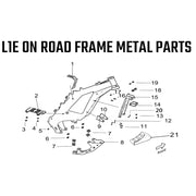 L1E Road Legal - Frame Metal Parts
