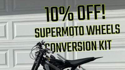 10% OFF Sur-Ron LBX Supermoto Wheels Conversion Kit