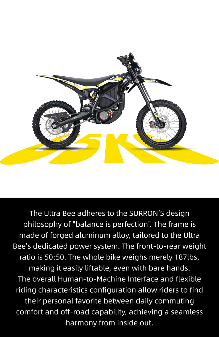 Sur-Ron Ultra Bee L3E Electric Road Legal Bike - Deposit Payment £250 for Orders