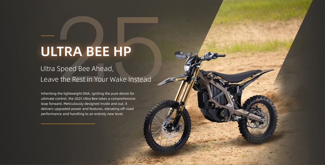 Sur-Ron Ultra Bee 2025 HP 21 KW Road Legal L3E Electric MX Dirt Bike E-Bike E-Motorcycle – Surron