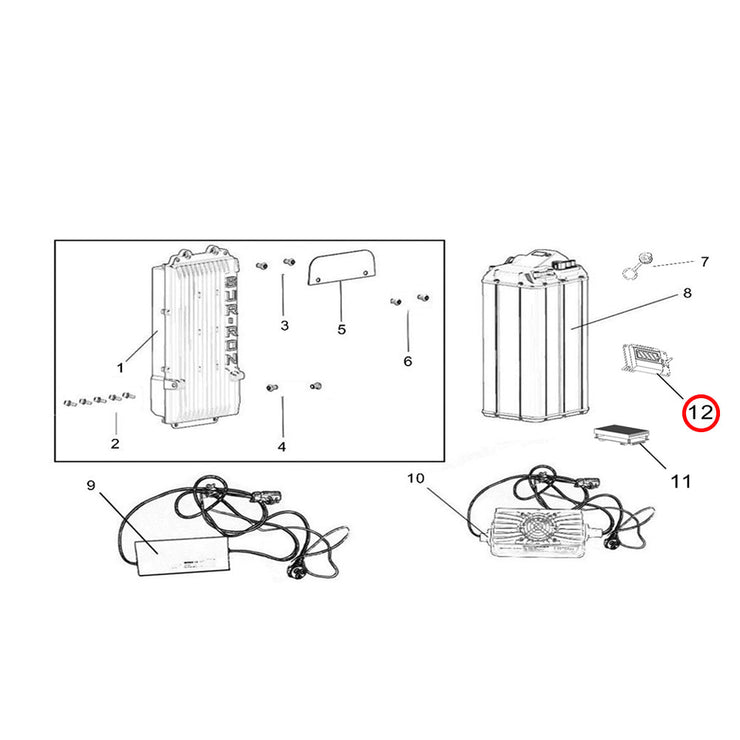 L1E Road Legal - Battery & Charger Parts