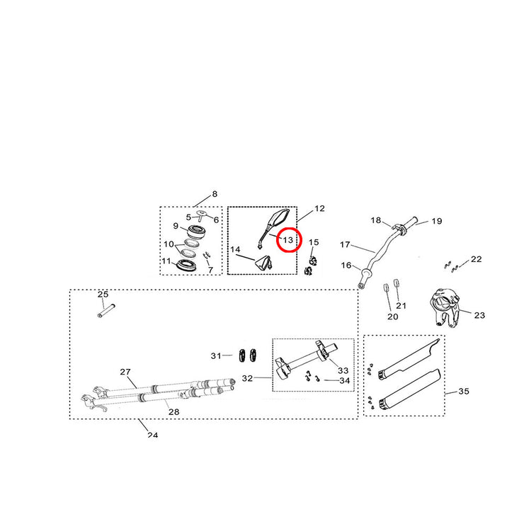 L1E Road Legal - Front Suspension Components