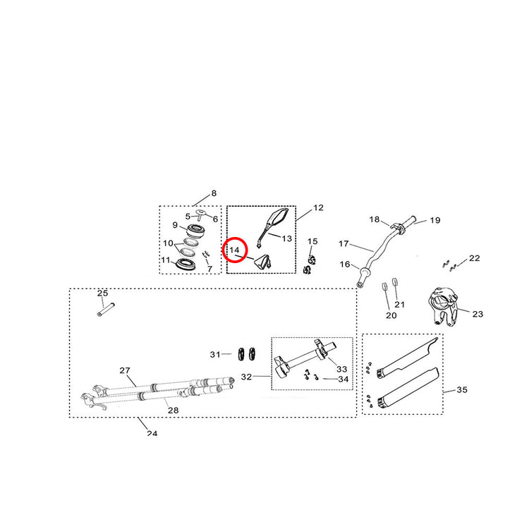 L1E Road Legal - Front Suspension Components