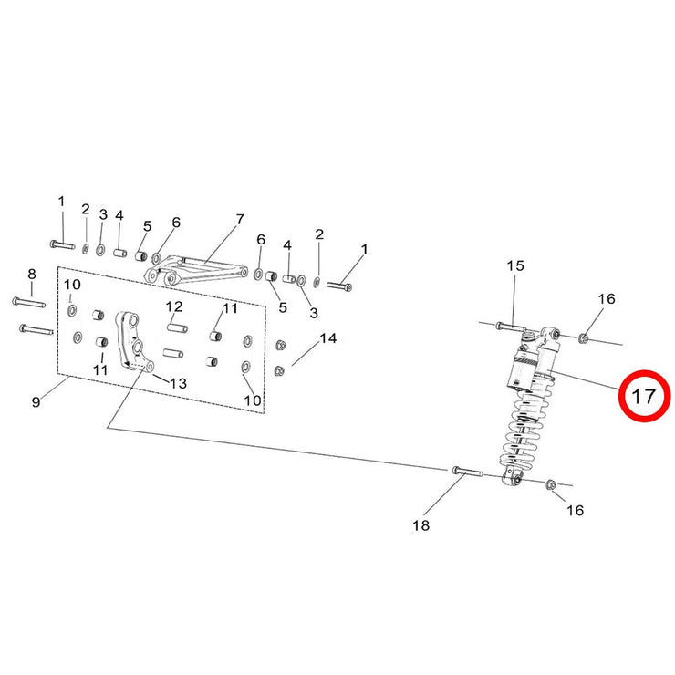 L1E Road Legal - Rear Suspension