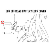 LBX Off Road Battery Lock Cover