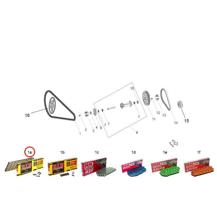 LB Youth - Primary Belt Drive & Final Chain Drive