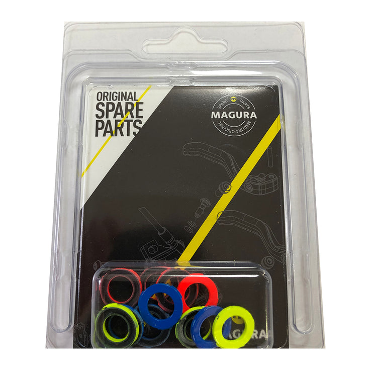 Magura Ring Kit for Caliper, 4 Pistons - Blue, Neon Red, Neon Yellow