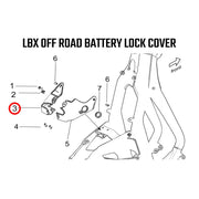 LBX Off Road Battery Lock Cover