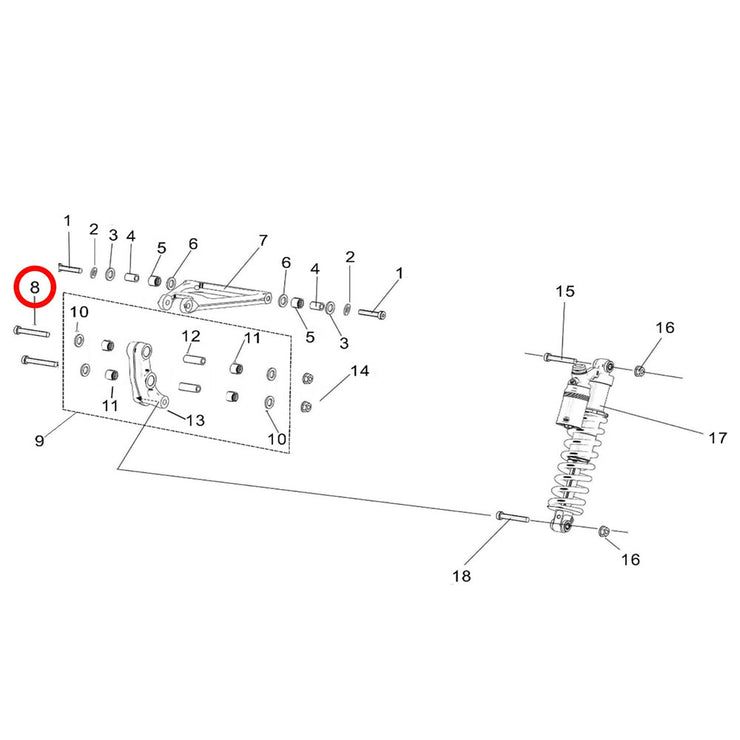 L1E Road Legal - Rear Suspension