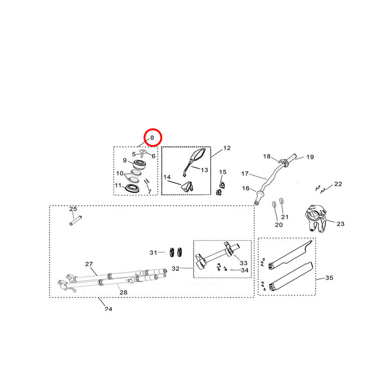 L1E Road Legal - Front Suspension Components