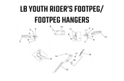 LB Youth - Rider's Footpeg/Footpeg Hangers