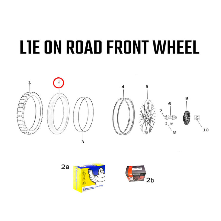 L1E Road Legal - Front Wheel