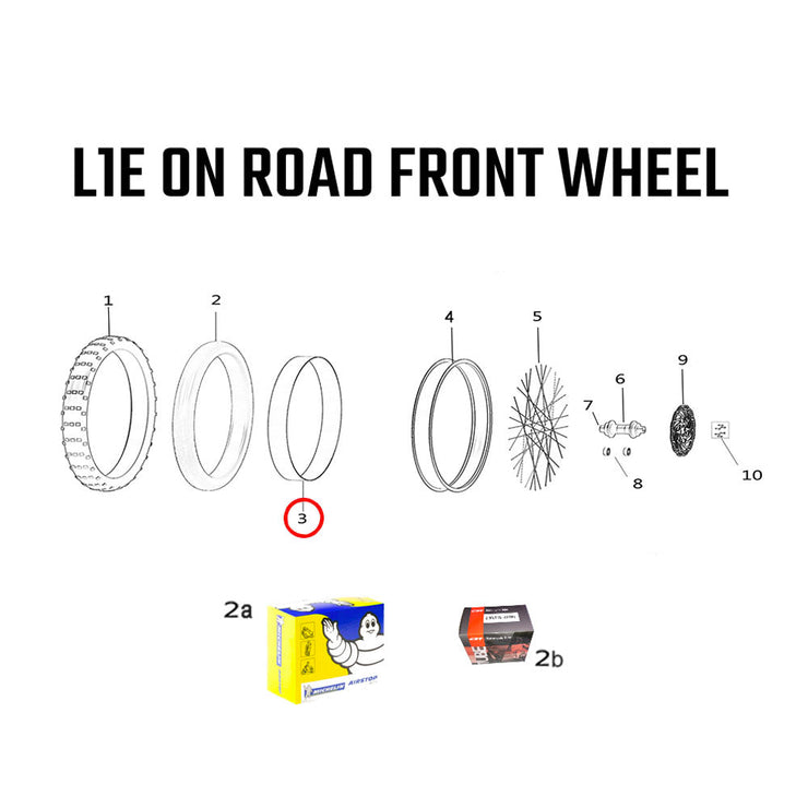 L1E Road Legal - Front Wheel