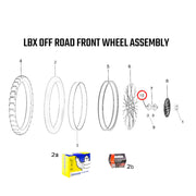 LBX Off Road Front Wheel Assembly