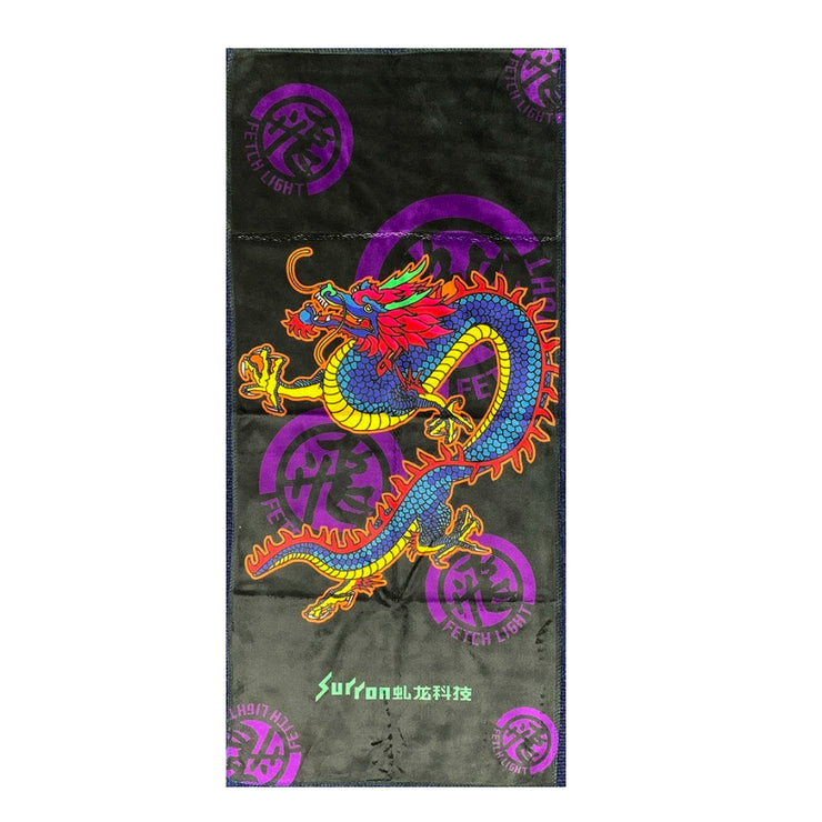 Sur-Ron Black & Purple Dragon Design Sport Towel