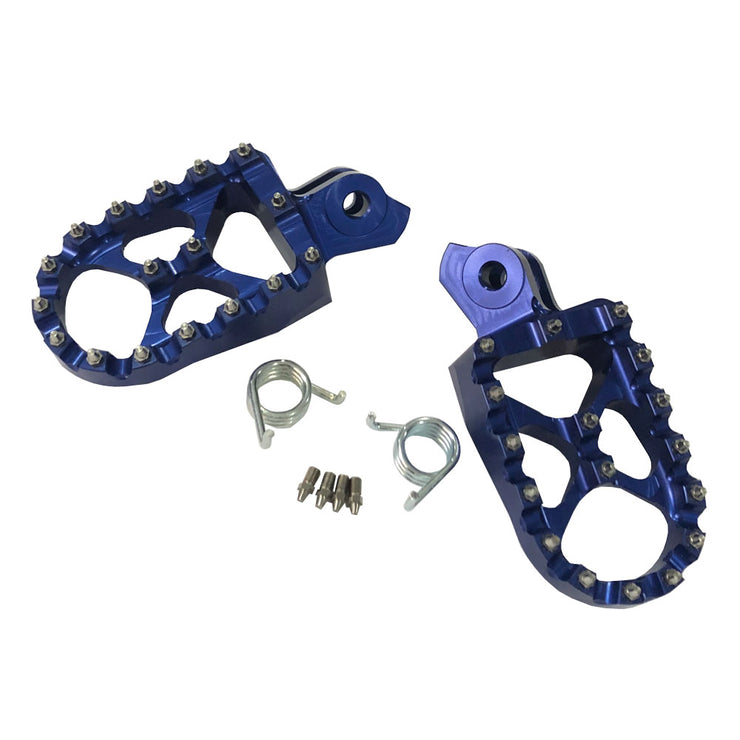 PRO RACE Billet Anodised Wide Foot Pegs for Surron and Talaria Electric Motorcycles