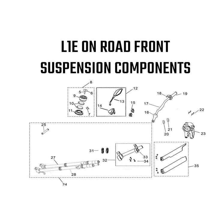 L1E Road Legal - Front Suspension Components