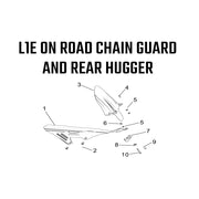 L1E Road Legal - Chain Guard & Rear Hugger