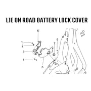 L1E Road Legal - Battery Lock Cover