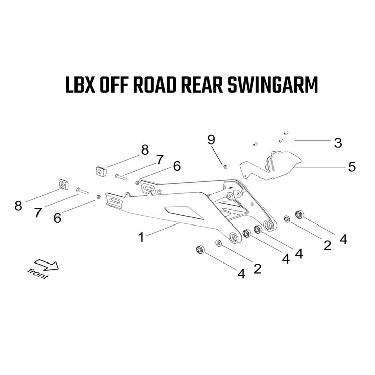 LBX Off Road Rear Swingarm