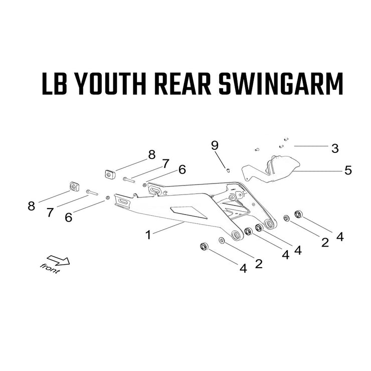 LB Youth - Rear Swingarm